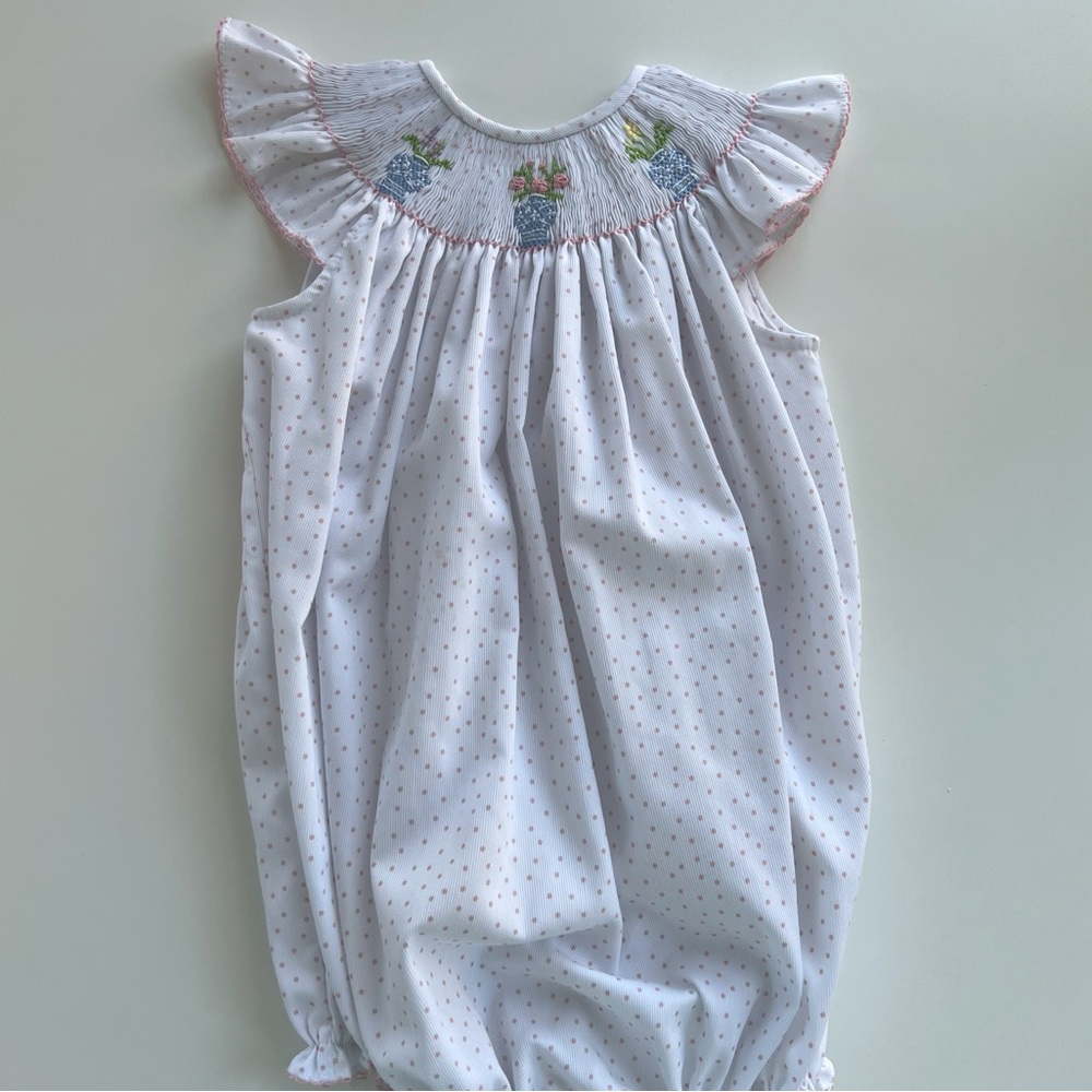 Ruth and Ralph Spring Ginger Jars Bubble 2T EUC